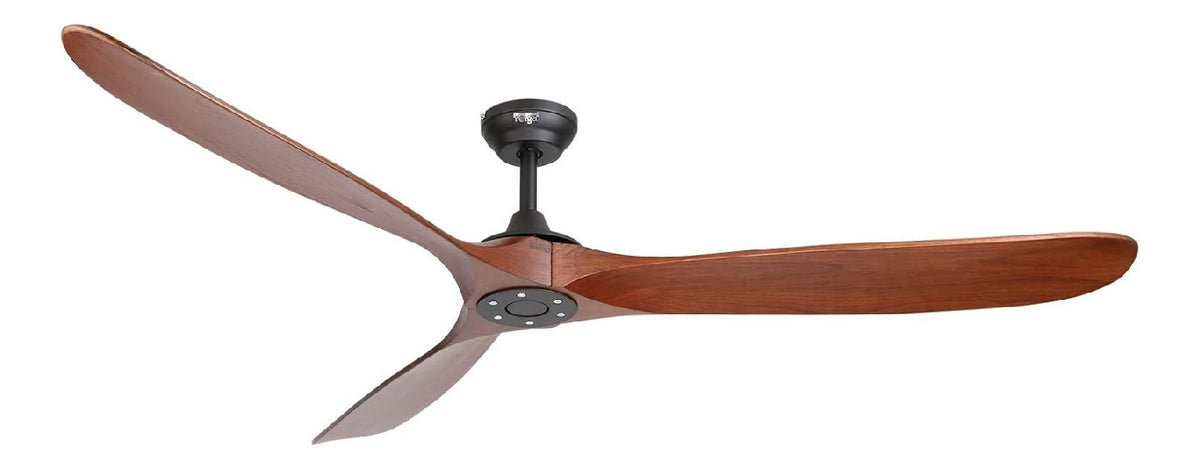 Ventilateur plafond 178 cm bois exterieur interieur APP 6 vitesses telecommande