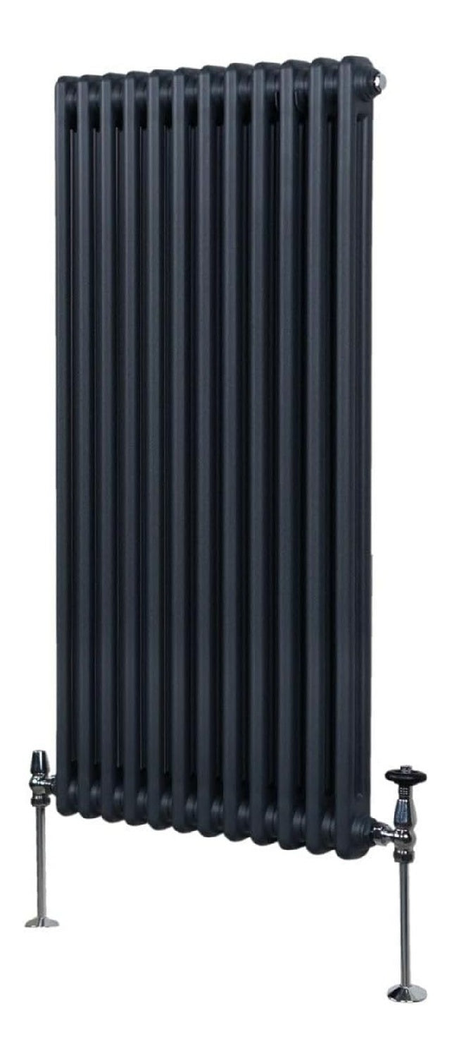 Radiateur colonne vertical anthracite 1500x562 mm acier carbone