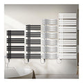 Seche-serviettes electrique 600x1400 mm blanc resistance 900W