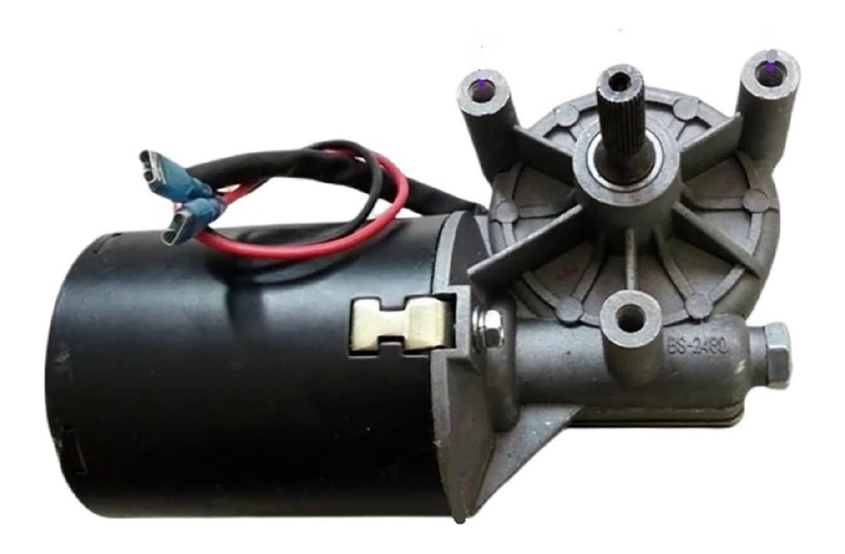 Moteur porte garage 24V CC a vis sans fin limiteur electronique couple renforce