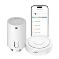 Thermostat radiateur intelligent Zigbee avec passerelle et app mobile