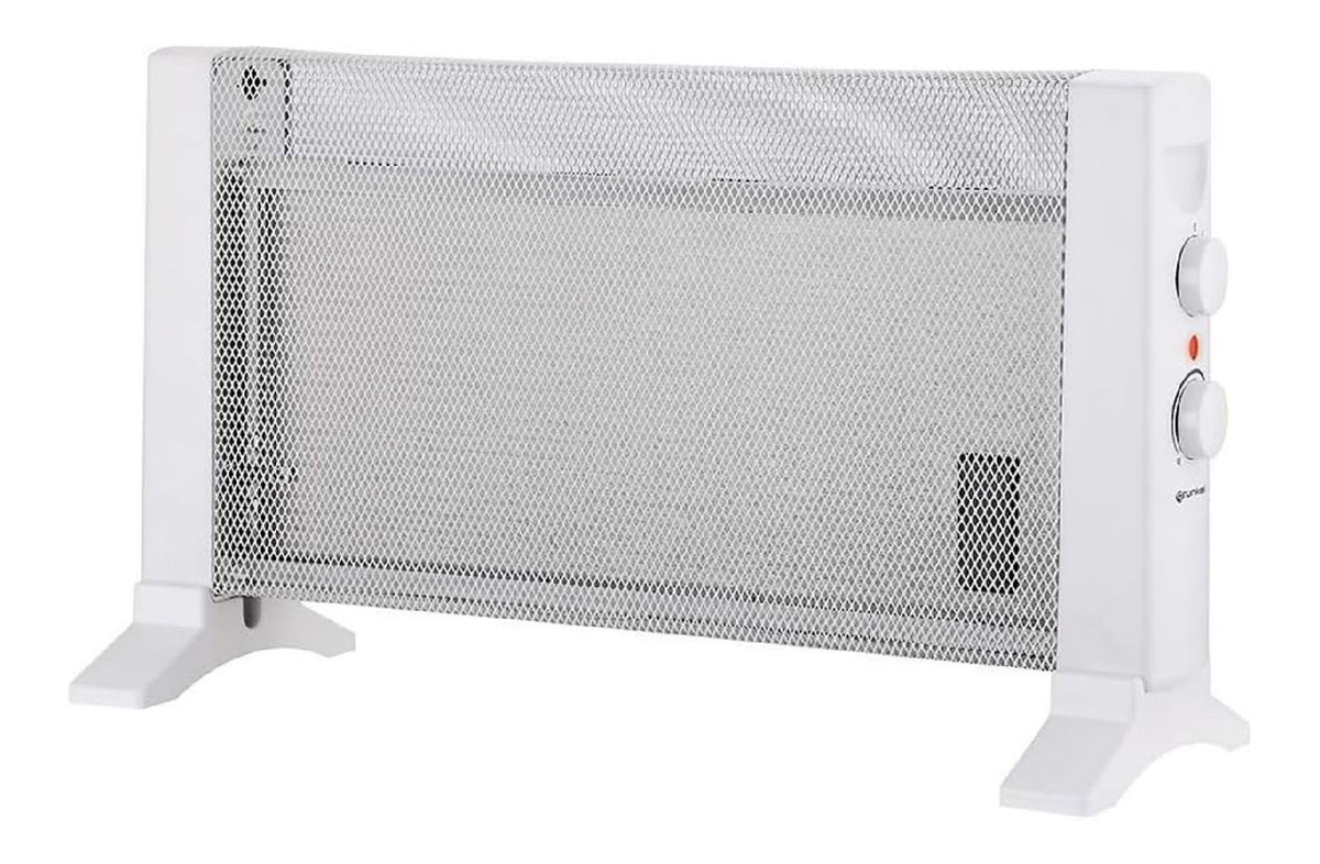 Radiateur mica compact 600 W deux niveaux anti-basculement