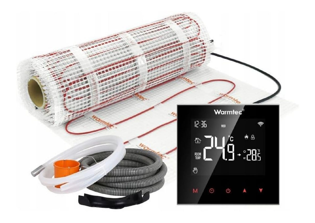 Tapis chauffant 7 m2 170 W/m2 IPX7 thermostat connectable