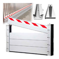 Barriere anti-inondation aluminium 100x60 cm modulaire etanche bandes reflexion porte