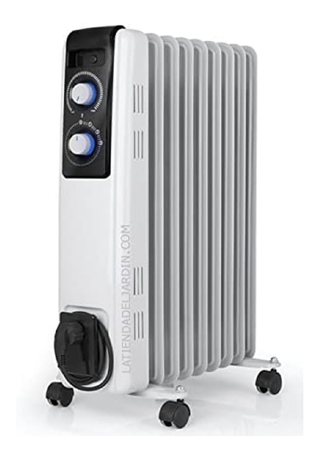 Radiateur bain d'huile 9 elements 2000W trois puissances mobile