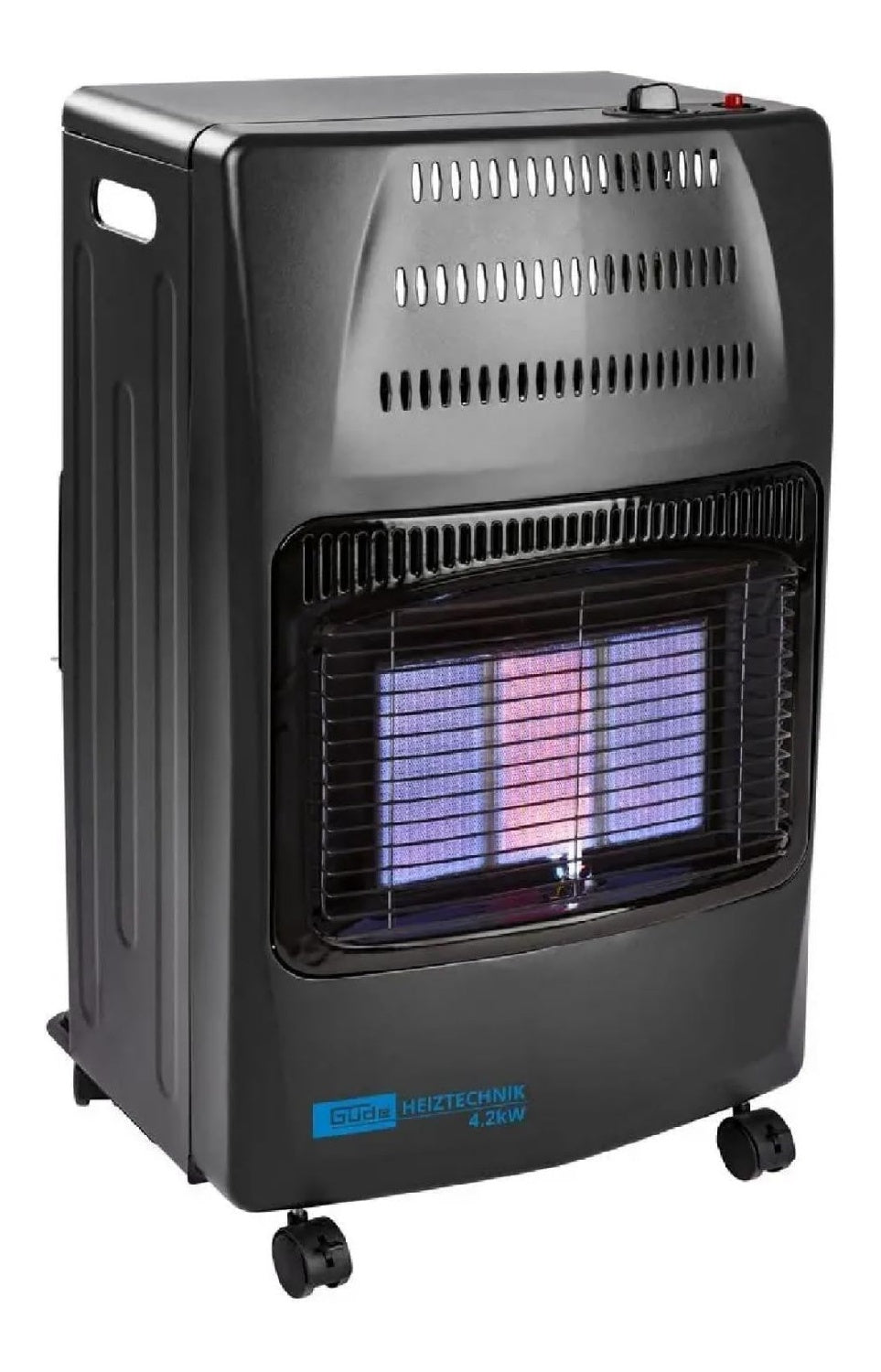 Chauffage gaz 4200K ceramique 3 niveaux roulettes 11kg classe A