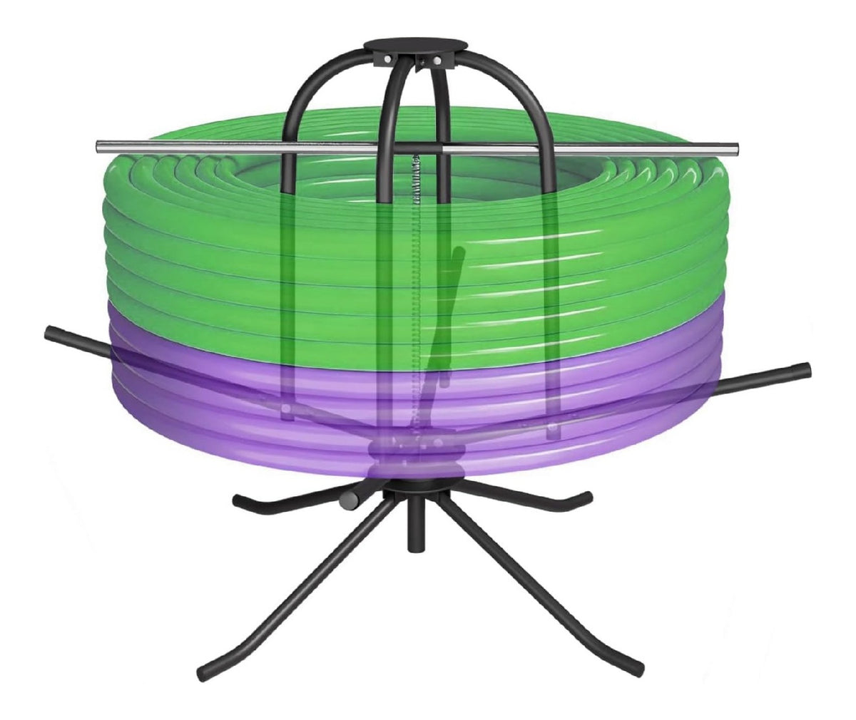 Derouleur de tuyau acier 300 kg tubes 16-32 mm 600 m