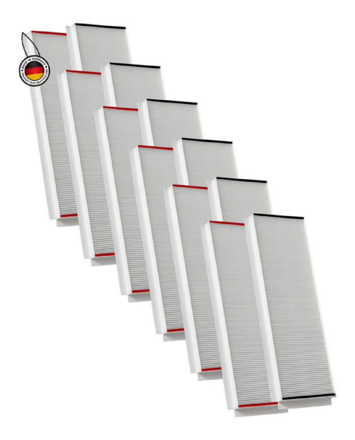 Lot 12 filtres VMC double flux G4 F7 160x500x23mm ventilation compacte