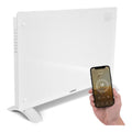Pneau rayonnant verre 2000 W Wi-Fi 24 m2 LED