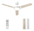Ventilateur plafond 132 cm LED dimmable 5 teintes 6 vitesses minuterie 8h