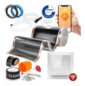 Film chauffant 24 m2 80 W/m2 thermostat Wi-Fi 230 V