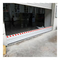 Barriere anti-inondation aluminium 240x40 cm reutilisable mur anti-crue garage