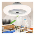 Ventilateur plafond LED double 80W 3 vitesses telecommande 3000K-6500K minuterie