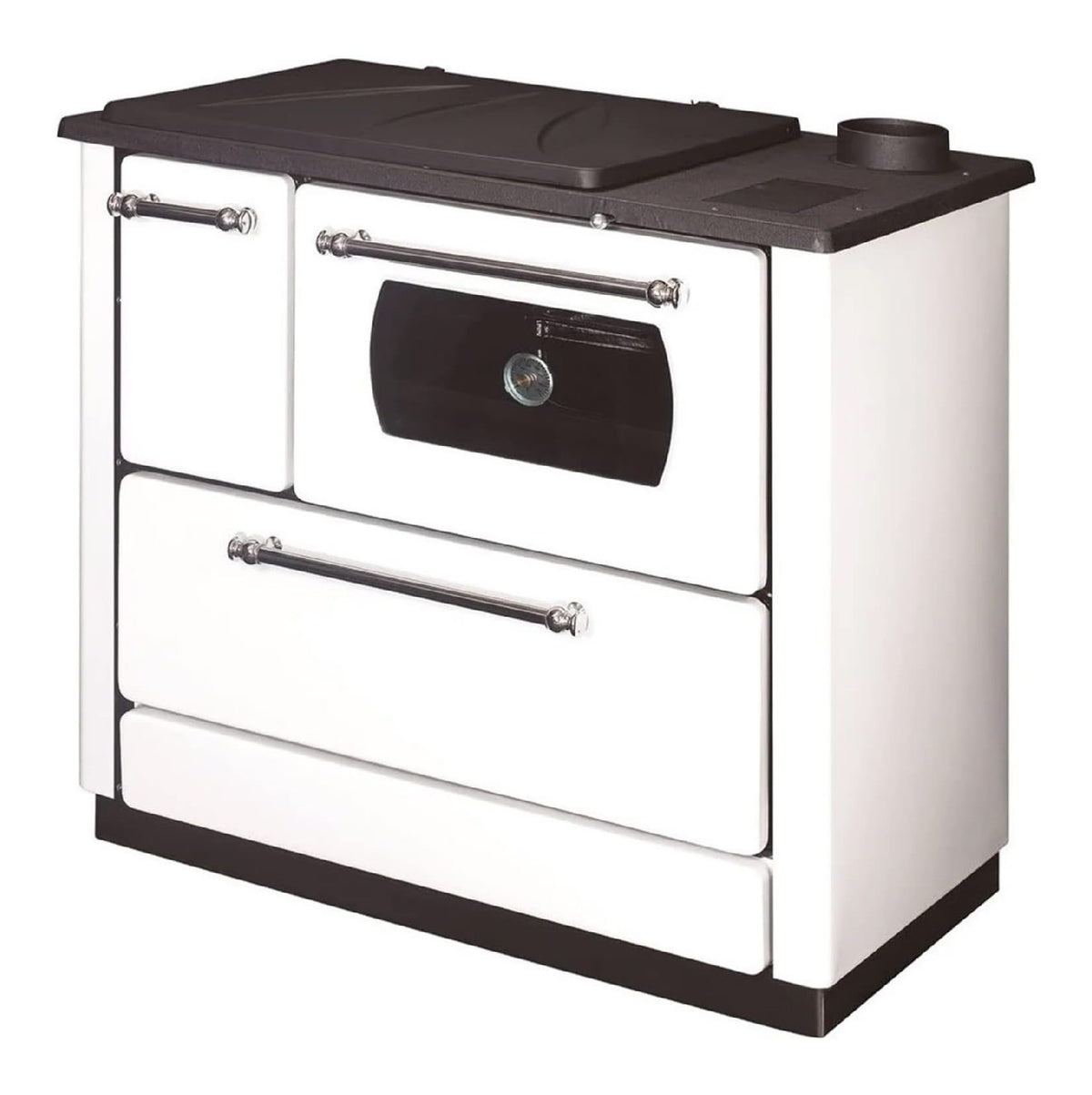 Cuisiniere bois 9kW avec four thermostat chauffage cheminee 225m3
