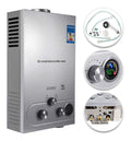 Chauffe-eau gaz instantane 16Lmin inox GPL LED basse pression