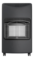 Poele gaz infrarouge 4200W gris 3 ceramiques 120m3 connectique incluse