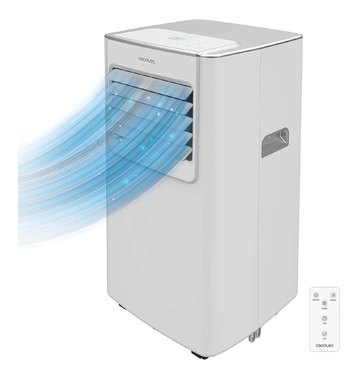 Climatiseur Portable 7000 BTU 4 Modes Ecran LED Telecommande Couverture 15-20 m2