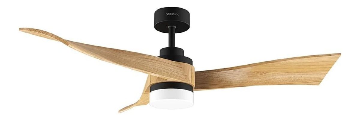 Ventilateur plafond 132 cm LED 18W telecommande 6 vitesses ete hiver minuterie