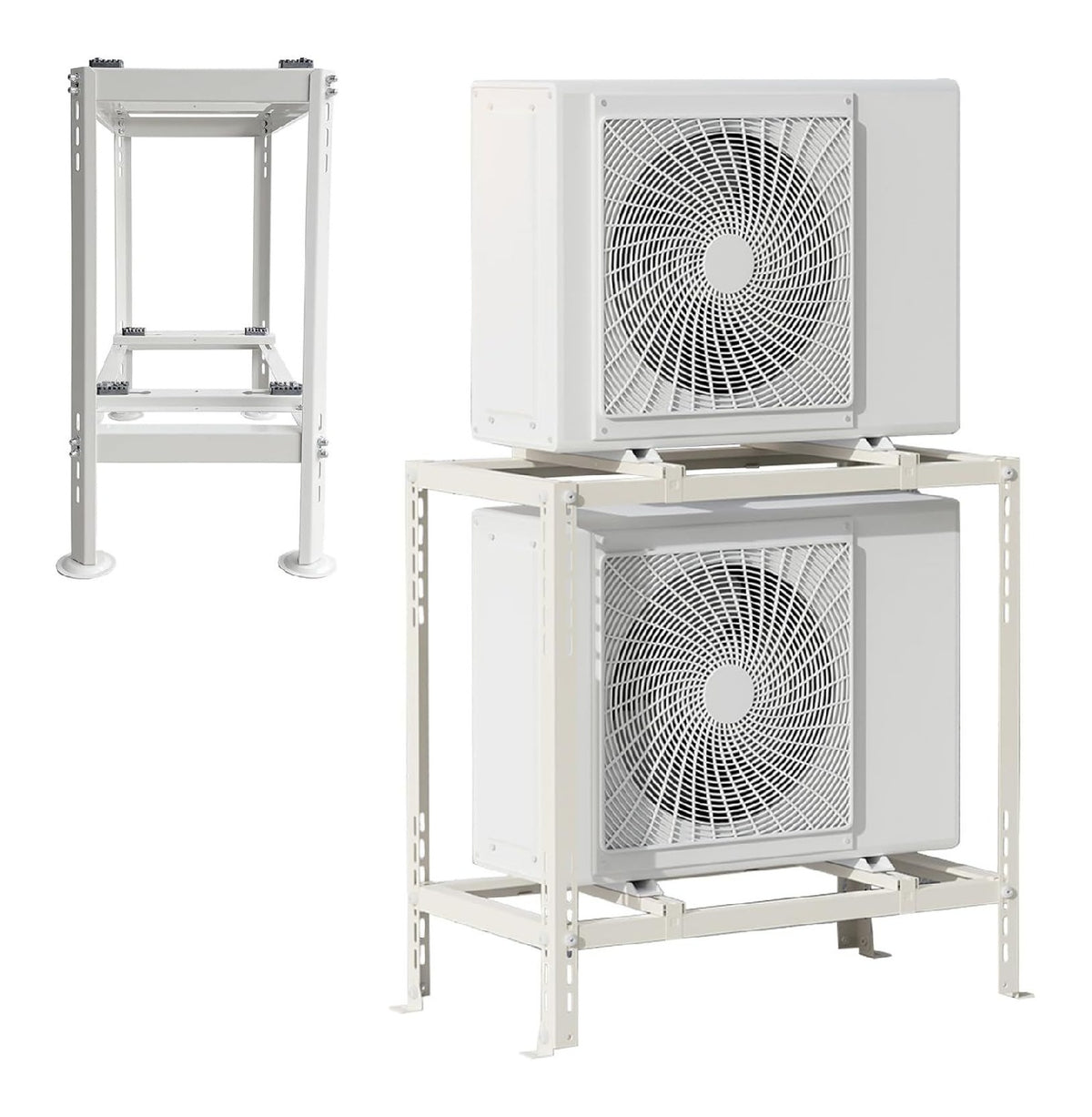 Support sol double couche unite exterieure 800 x 800 x 400 mm