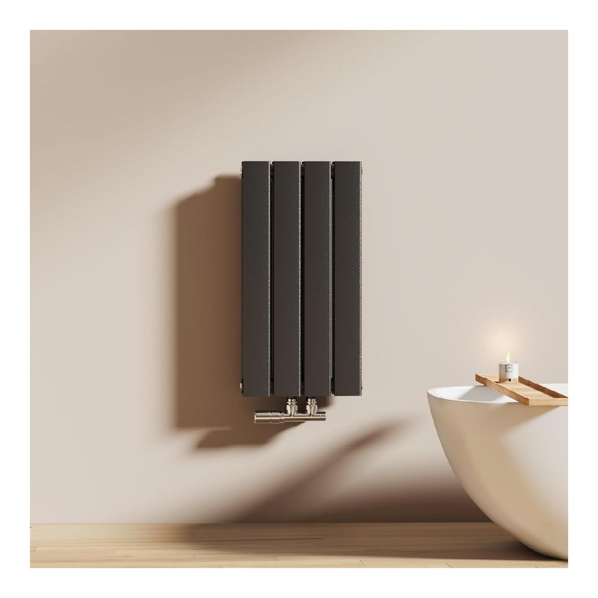 Radiateur eau chaude double panneaux 600 x 300 mm 327 W