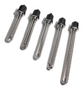 Resistance Chauffante Solaire Inox 304 Filetage DN40 380 V 9 kW Longueur 290 mm Joint Inclus