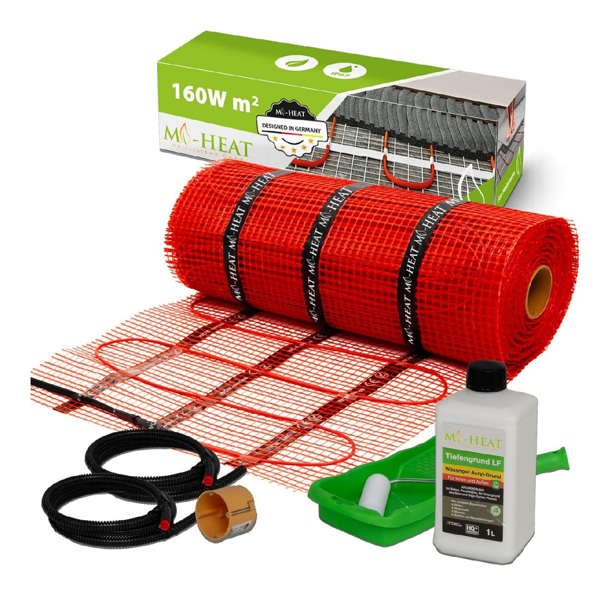 Natte chauffante 15 m2 160 W/m2 faible epaisseur carrelage
