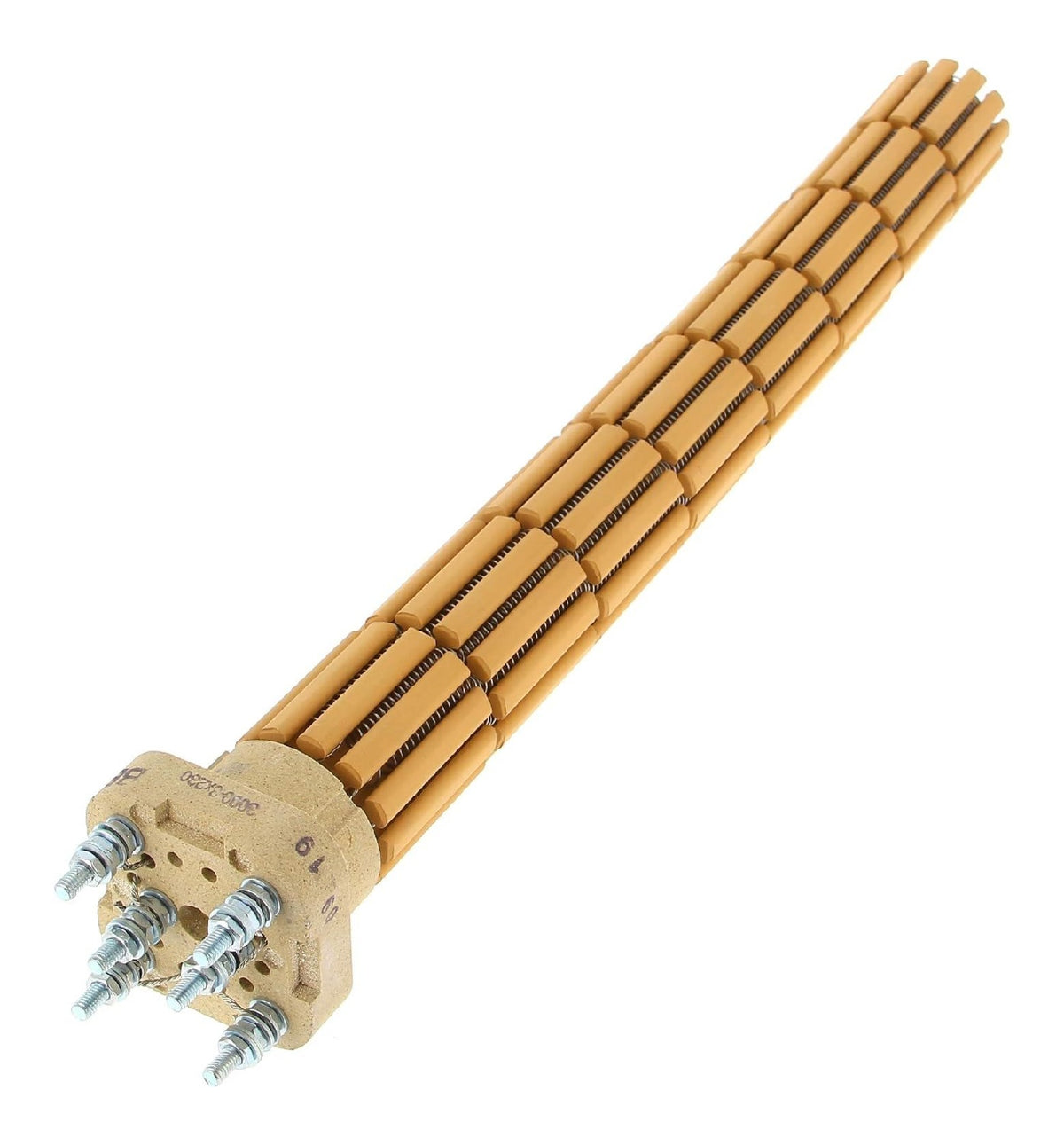 Resistance steatite 3000W tete carree pour chauffe-eau diametre 47mm