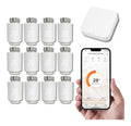 Tete thermostatique intelligente radiateur appli programmable detection fenetre