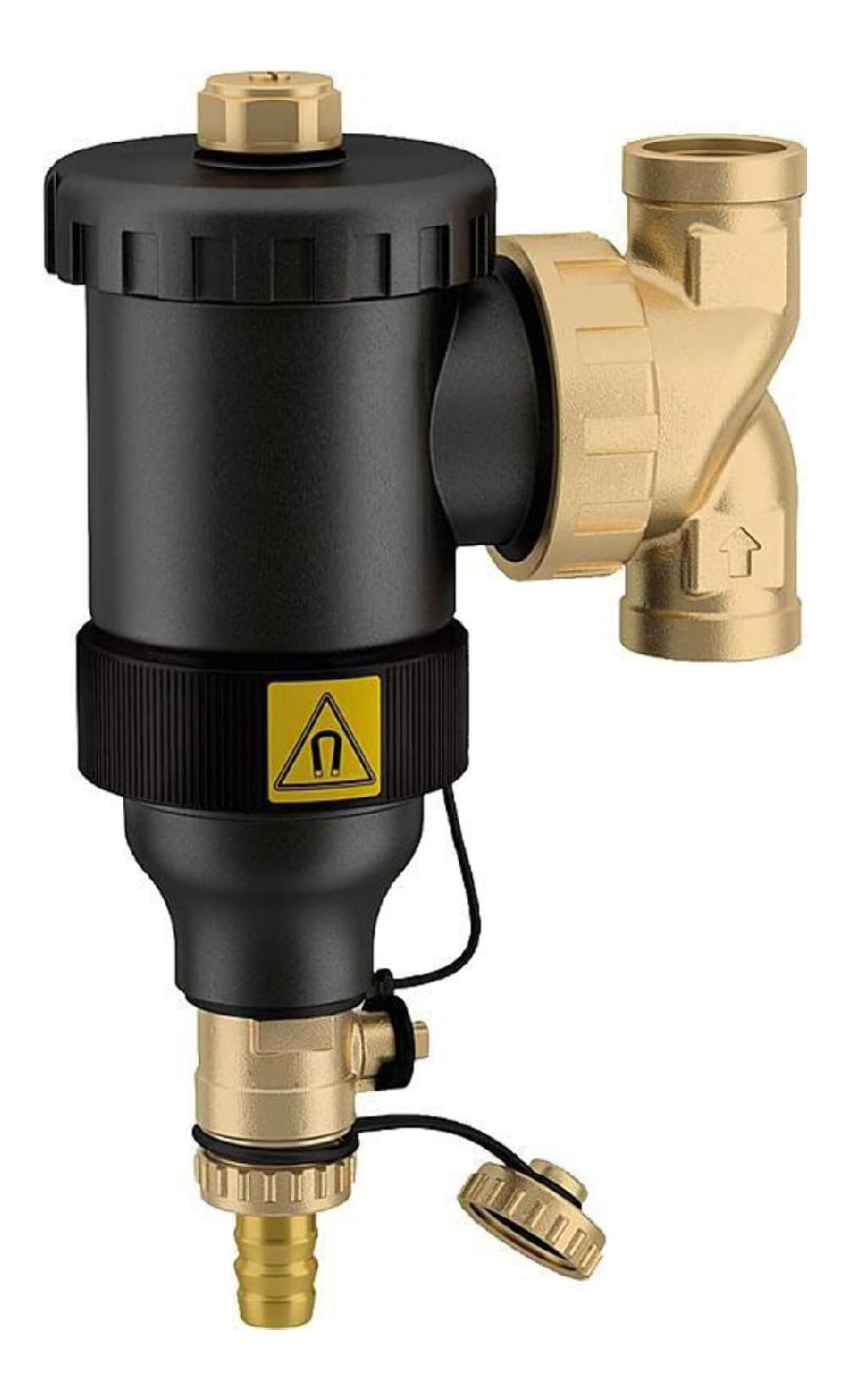Pot a boue magnetique orientable 1 pouces chauffage filtration impuretes