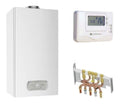 Chaudiere gaz cheminee 25kW bas noix chauffage eau chaude sanitaire