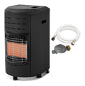 Poele gaz infrarouge noir 4200W bruleur ceramique 40m2 classe A