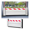 Barriere anti-inondation garage 95x40 cm systeme batardeau eclats reflexion