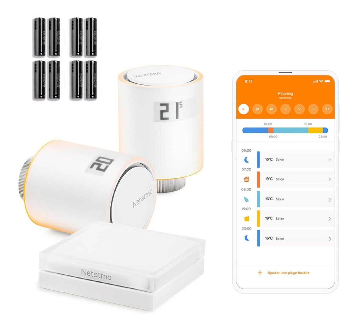 Starter pack tete thermostatique connectee chauffage collectif controle distance