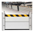 Barriere anti-inondation aluminium 100x40 cm etanche garage portail deflecteur