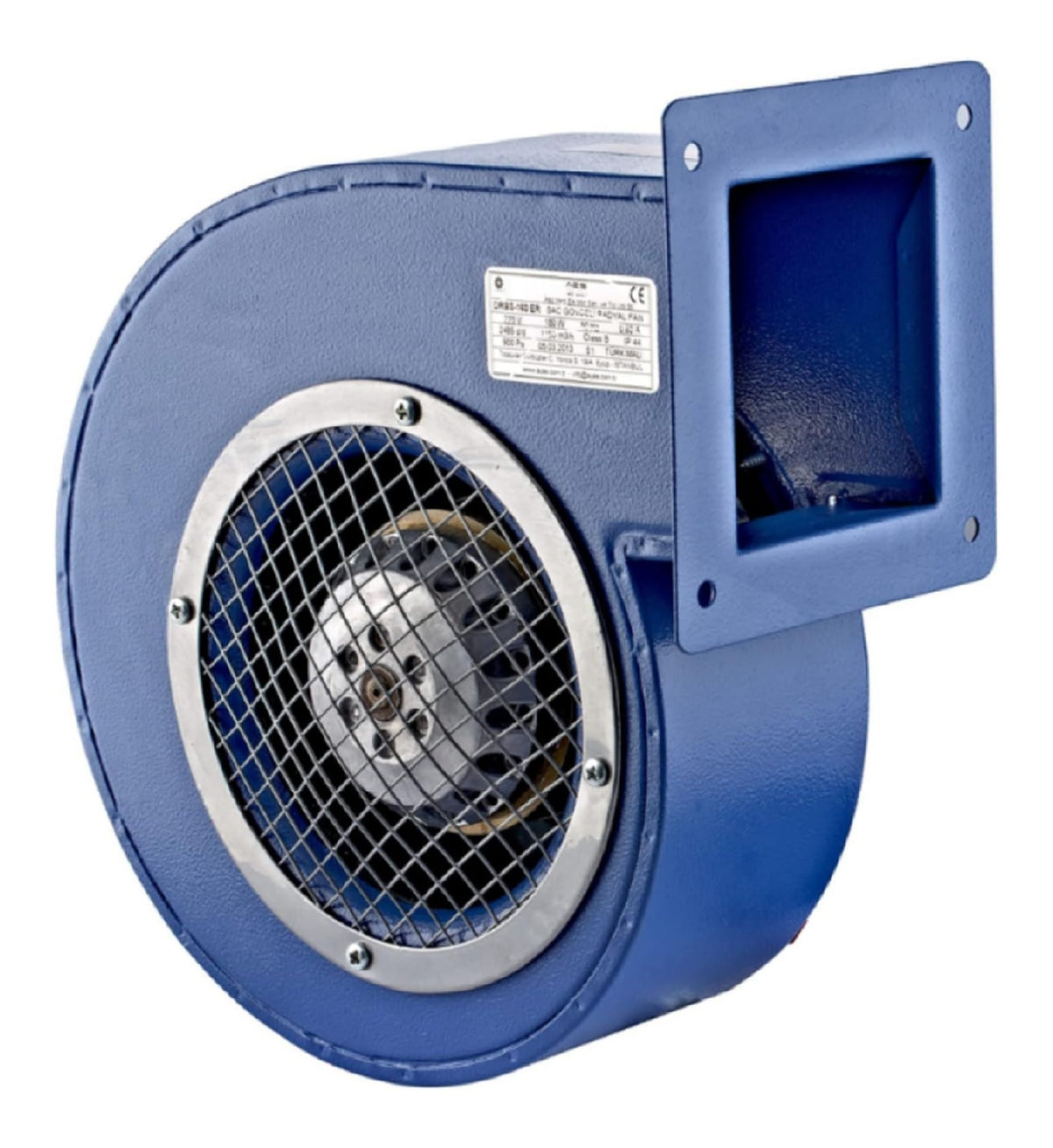 Ventilateur radial mural centrifuge industriel compact 120-60 mm