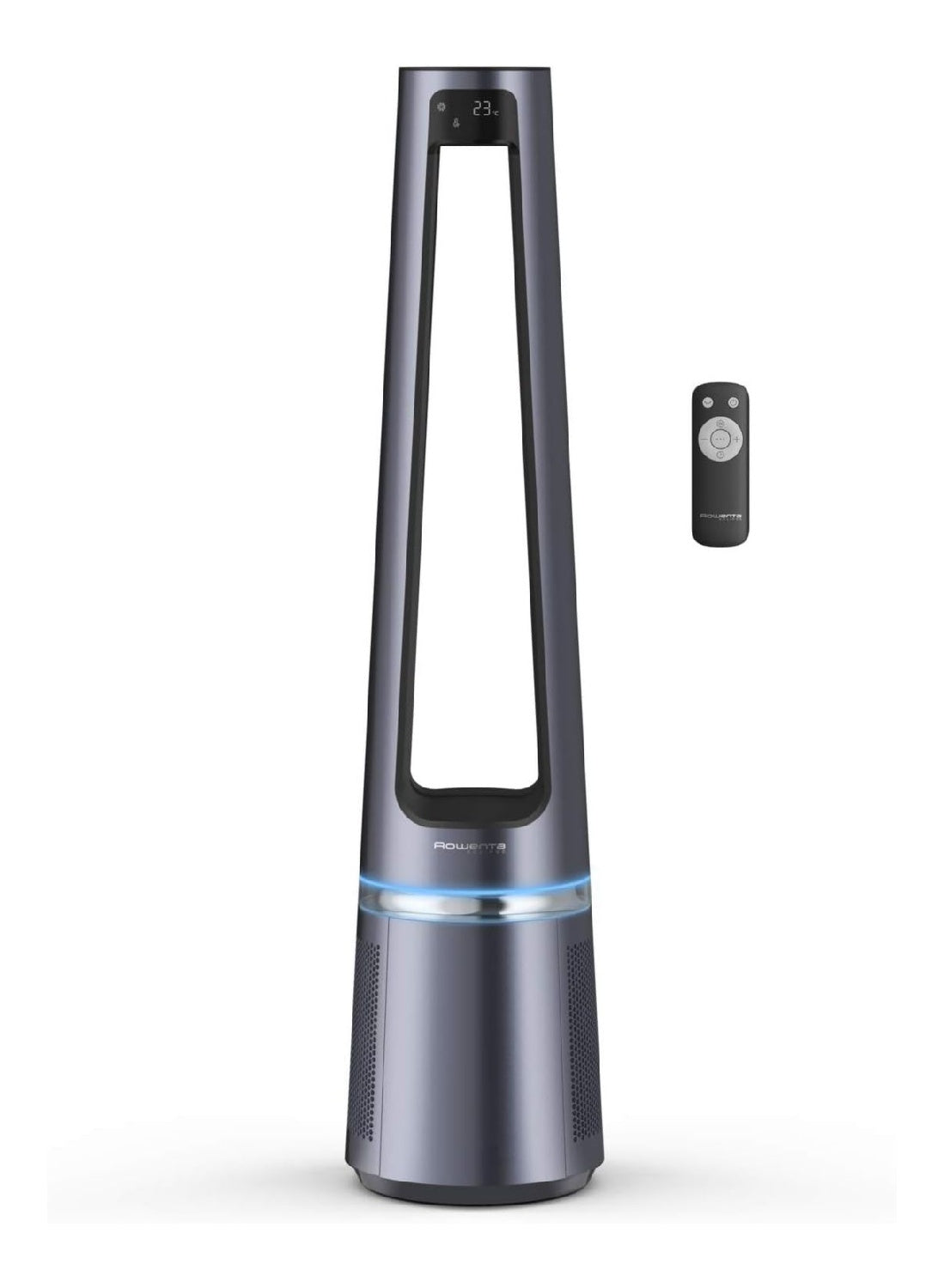 Purificateur d'air ventilateur colonne 2-en-1 32 dB 12 vitesses telecommande
