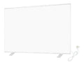 Panneau rayonnant blanc 800W 60x120 cm sur pied mobile