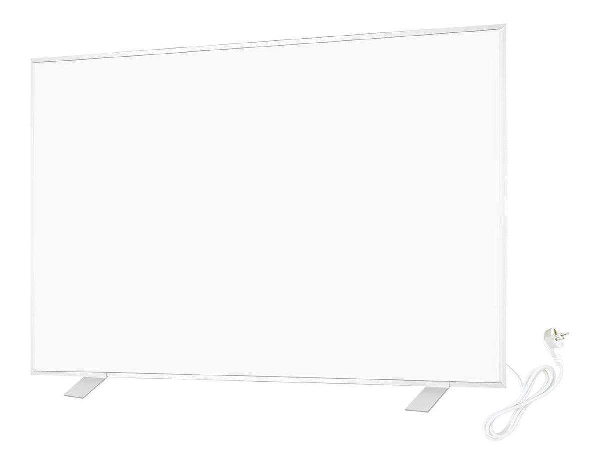 Panneau rayonnant blanc 800W 60x120 cm sur pied mobile