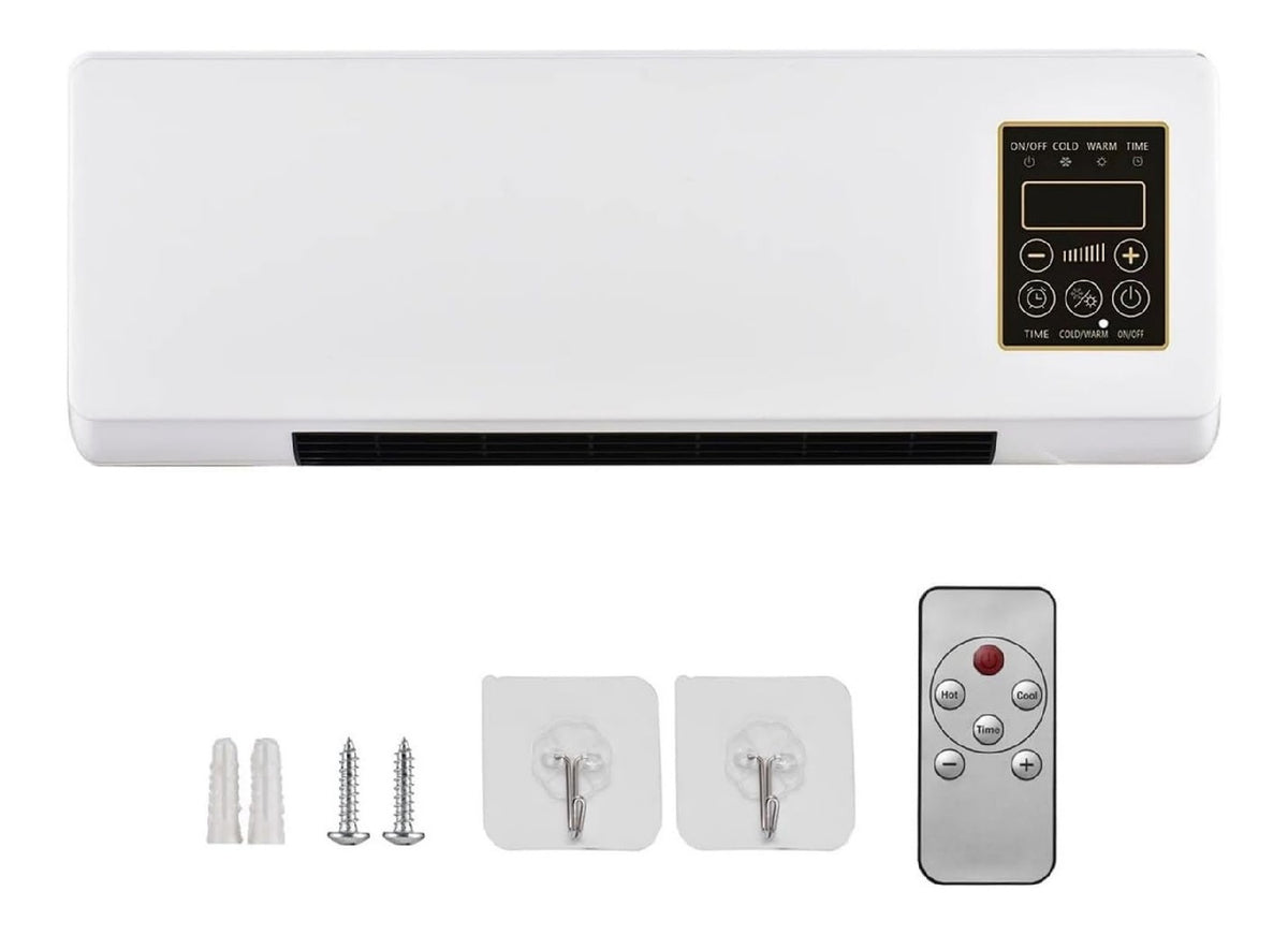 Unite murale chauffage clim 2 en 1 minuterie telecommande