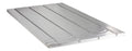 Dalle plancher chauffant sec XPS 25 mm 114 x 60 cm feuille alu