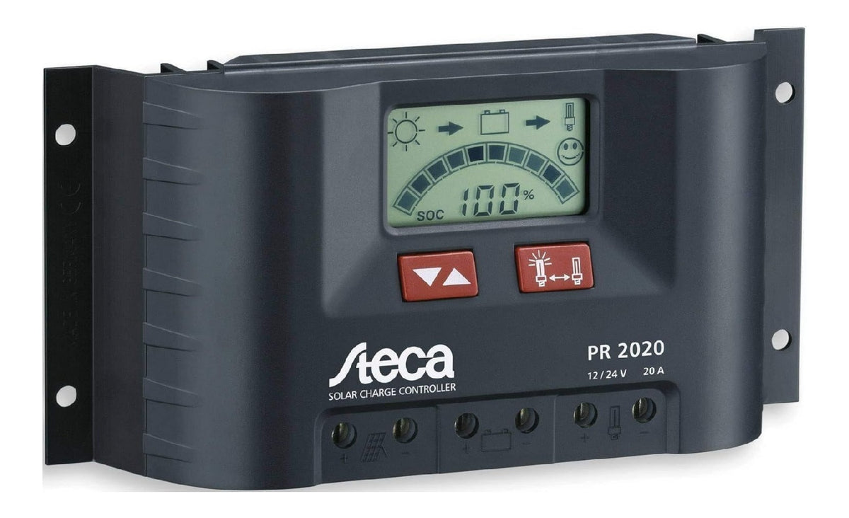Regulateur charge solaire 12 V 20 A ecran LCD batterie