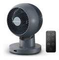 Ventilateur table compact 3D oscillation 5,5 m/s 21 dB telecommande 4 vitesses