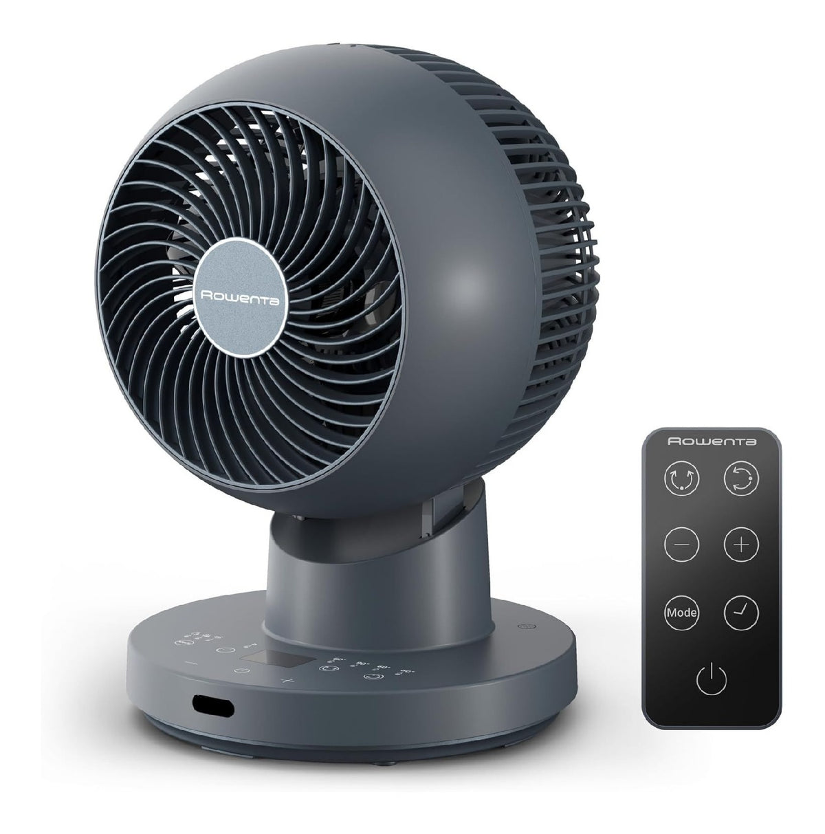 Ventilateur table compact 3D oscillation 5,5 m/s 21 dB telecommande 4 vitesses
