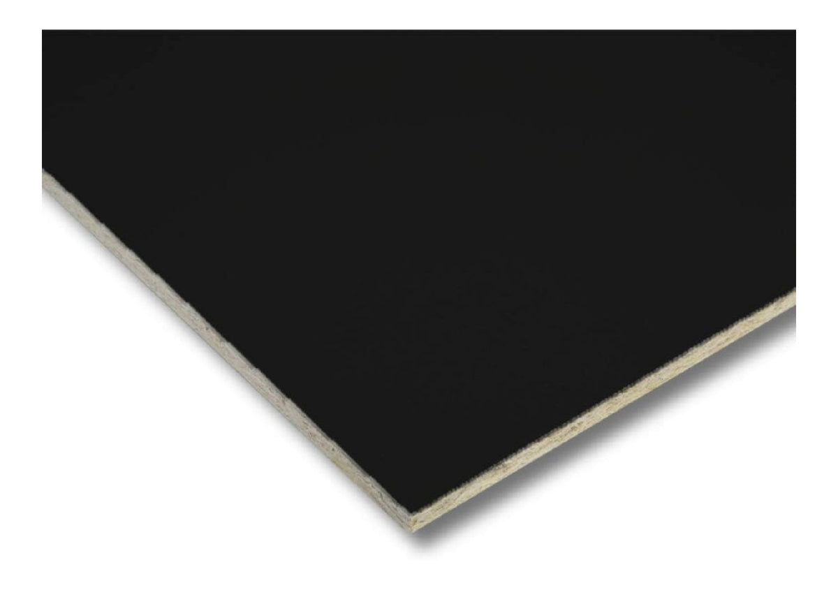 Lot 24 Panneaux Laine de Roche Noir 60x60 cm 20 mm Faux Plafond Modulaire T24 Angle Droit 8.64 m2