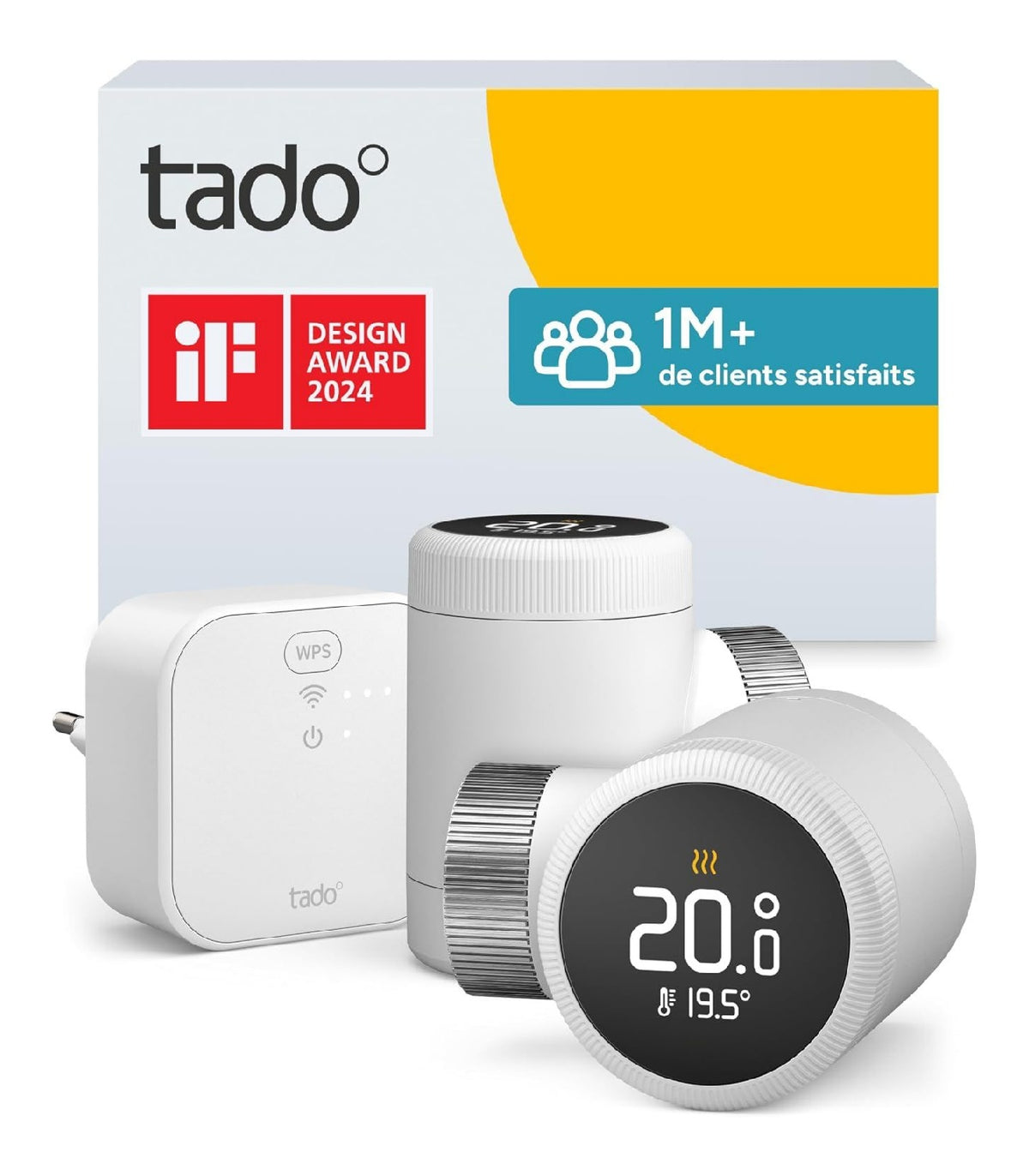 Kit demarrage tete thermostatique X bridge radiateur intelligent appli voix