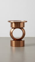 Banco modular metal pulido