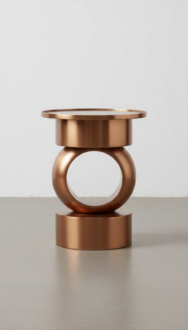 Banco modular metal pulido
