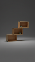 Mesa auxiliar madera mate